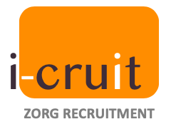 logo i-Cruit zorg recruitment oranje-1